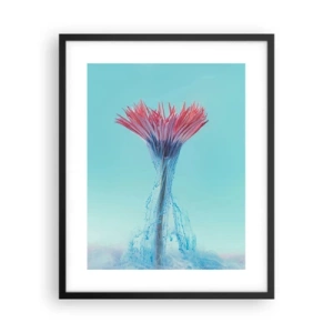 Poster in einem schwarzem Rahmen - In einer belebenden Umarmung - 40x50 cm