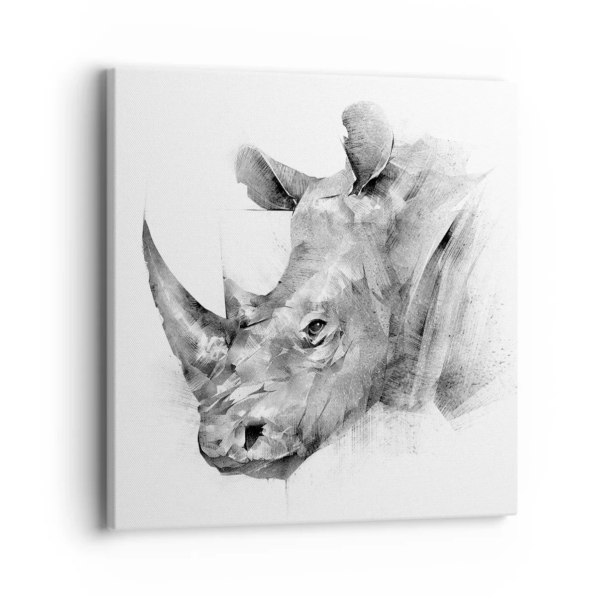 Bild auf Leinwand - Leinwandbild - Afrikanisches Porträt - 40x40 cm