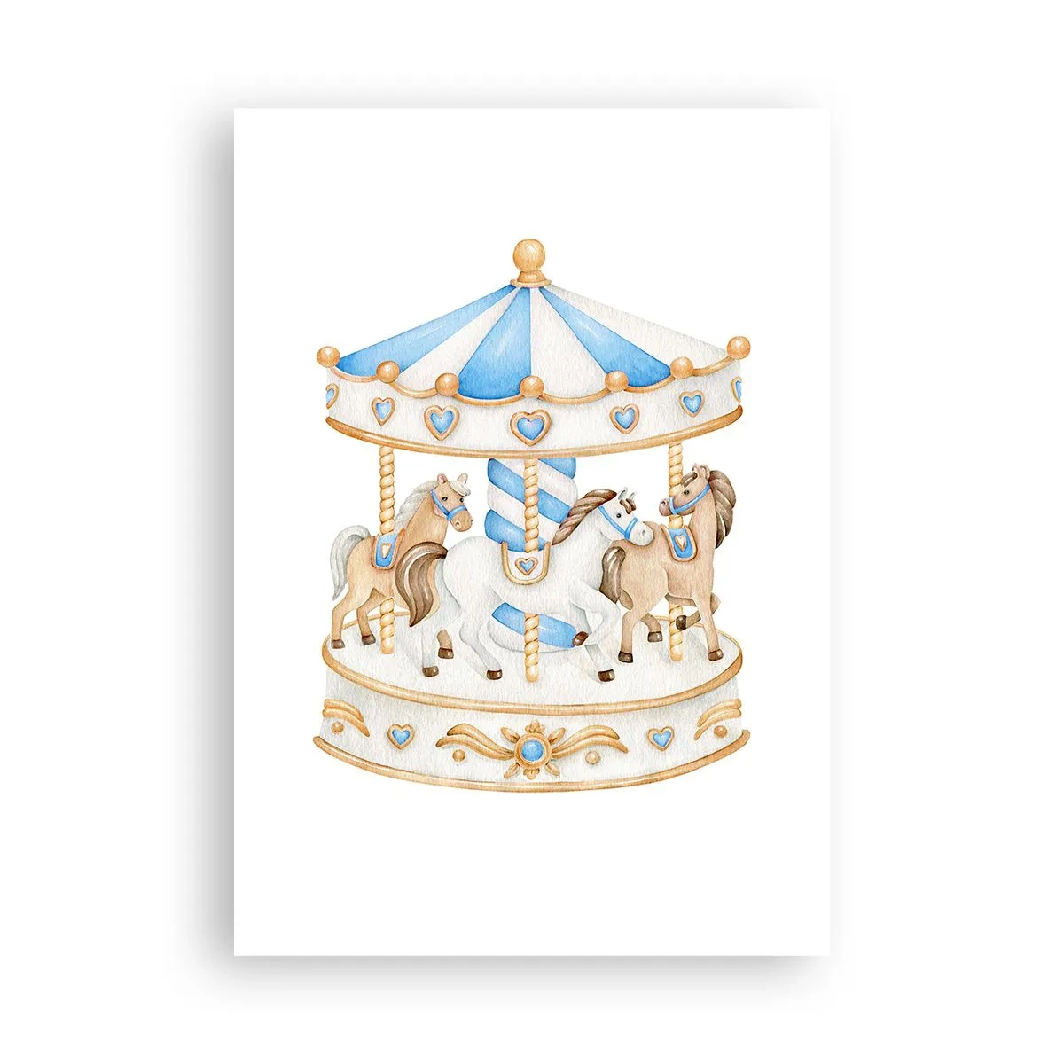 Poster - Süße Kindheit - 70x100 cm