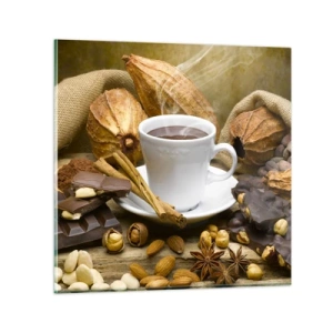 Glasbild - Bild auf glas - Für Nervenkitzel-Suchende - 70x70 cm