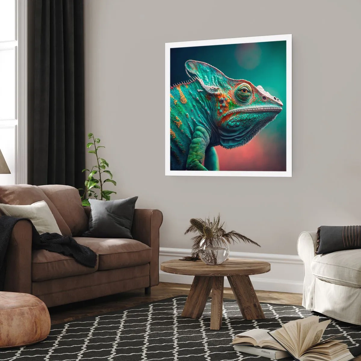 Poster - Siehst du mich? Nicht gut… - 50x50 cm