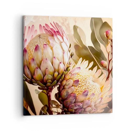 Bild auf Leinwand - Leinwandbild - Zärtlich umarmt - 70x70 cm