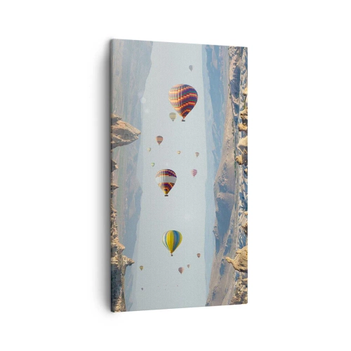 Bild auf Leinwand - Leinwandbild - Hier ist alles möglich - 45x80 cm