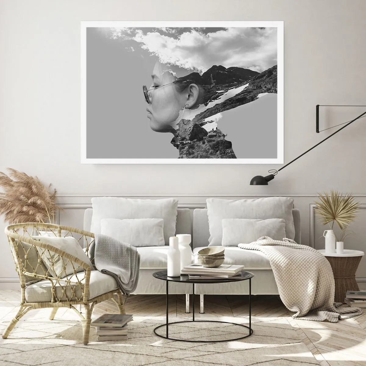 Poster - Top und bewölktes Porträt - 70x50 cm