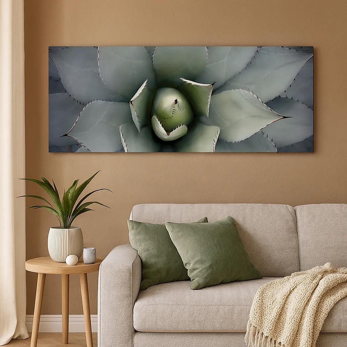 Bild auf Leinwand - Leinwandbild - Es lockt an und warnt - 30x30 cm