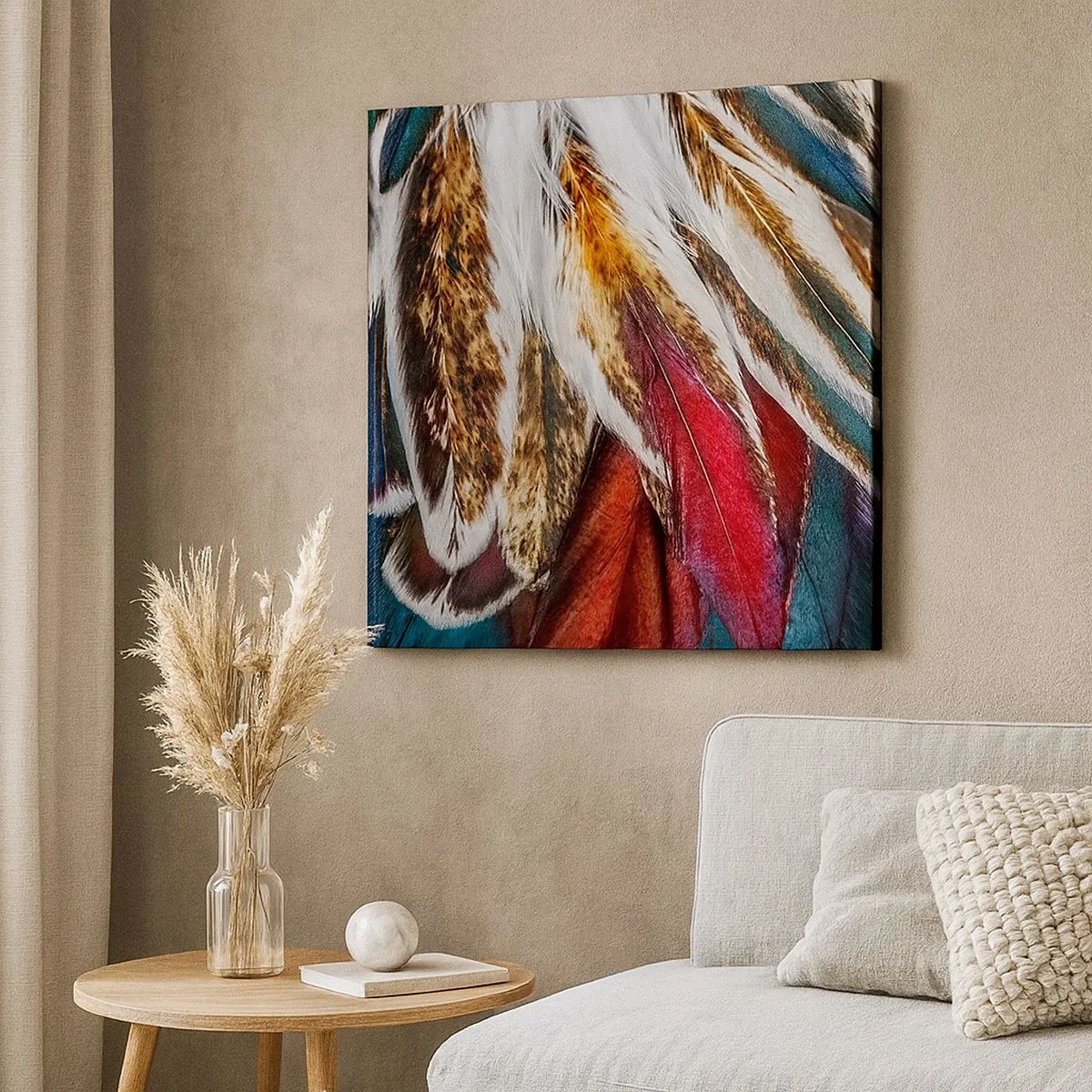 Bild auf Leinwand - Leinwandbild - Geheimnisse des Fliegens - 30x30 cm