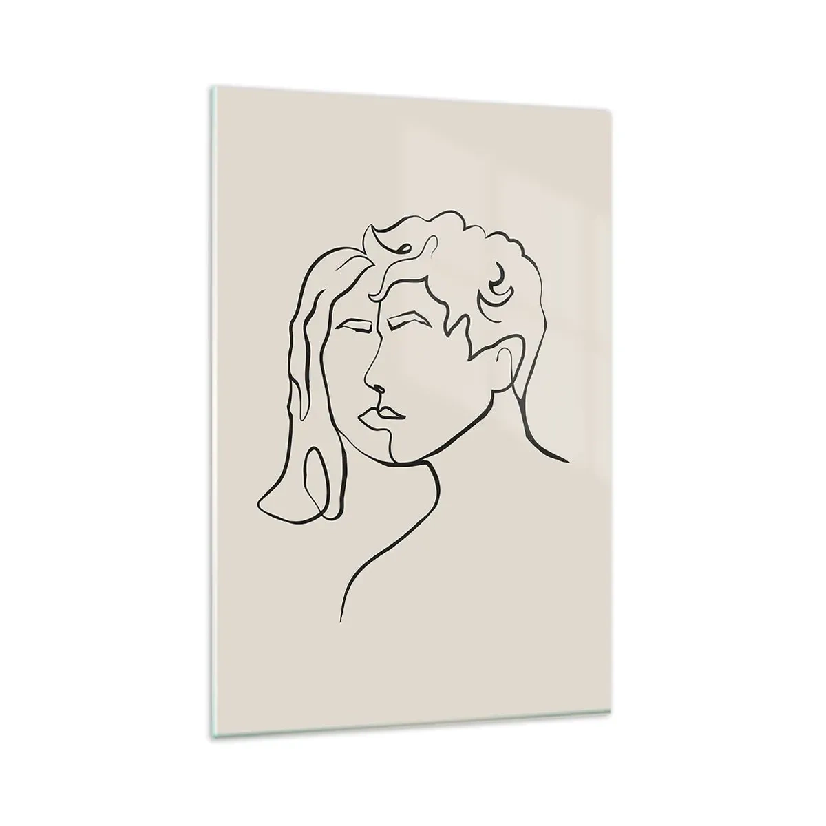 Glasbild - Bild auf glas - Und es wurde Einheit - 80x120 cm