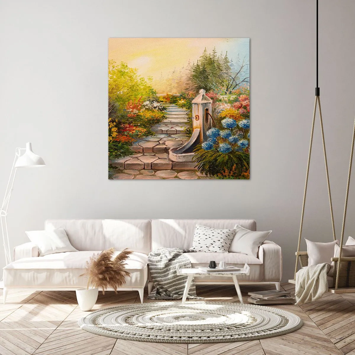 Bild auf Leinwand - Leinwandbild - In voller Blüte - 30x30 cm