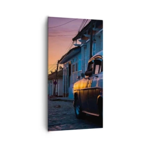 Bild auf Leinwand - Leinwandbild - Hier vergeht die Zeit - 65x120 cm