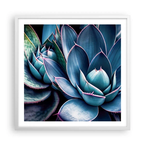 Poster in einem weißen Rahmen - Lebenskraft - 60x60 cm