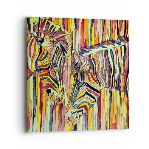 Bild auf Leinwand - Leinwandbild - Also du auch... - 40x40 cm