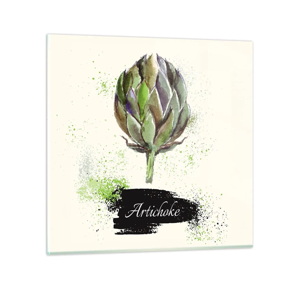 Glasbild - Bild auf glas - Eviva-Gemüse! - 50x50 cm