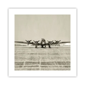 Poster - Wie immer bereit - 40x40 cm