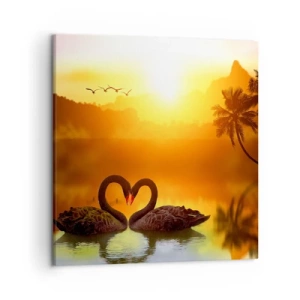 Bild auf Leinwand - Leinwandbild - Alles passt zusammen - 50x50 cm