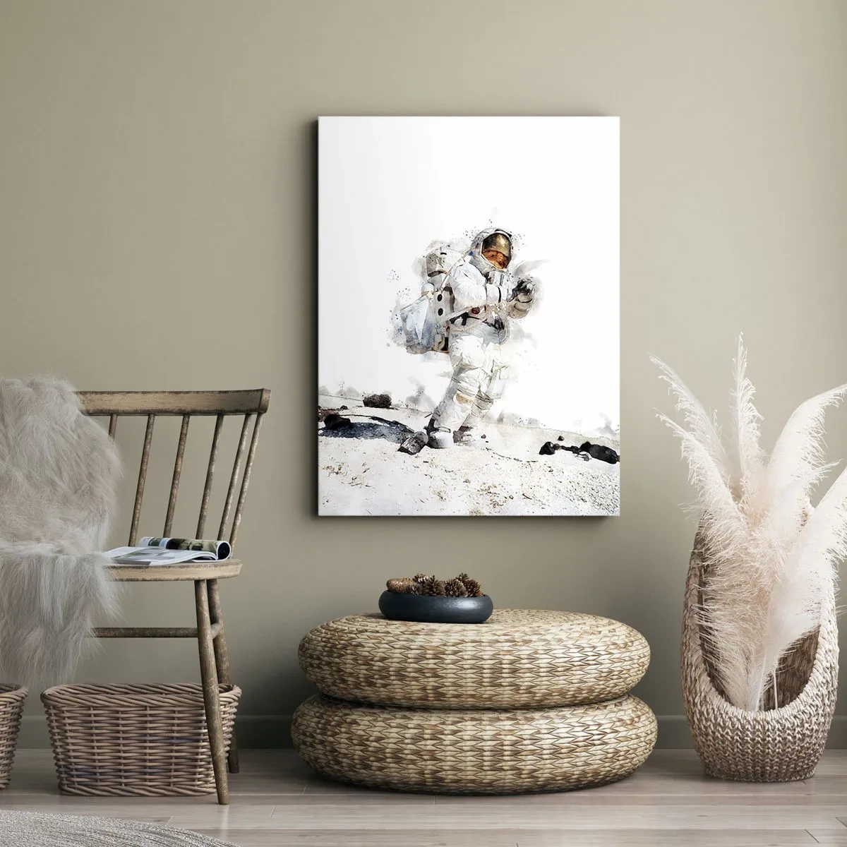 Bild auf Leinwand - Leinwandbild - Bote der Erde - 70x100 cm