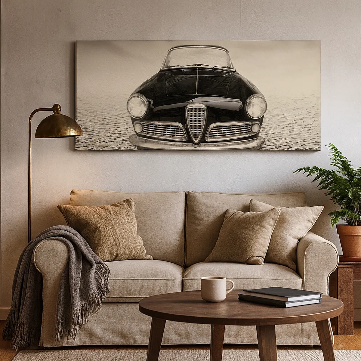 Bild auf Leinwand - Leinwandbild - Man muss mich einfach lieben - 30x30 cm