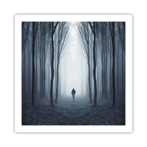 Poster - Alles einfach und übersichtlich - 60x60 cm