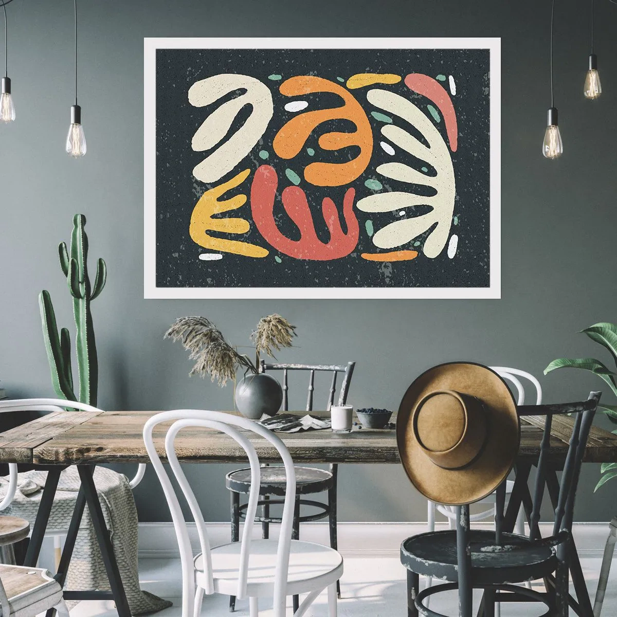 Poster - Komposition – Ich erwische dich gleich - 91x61 cm