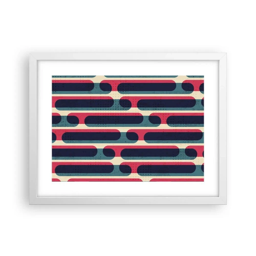 Poster in einem weißen Rahmen - In die Tiefe und vorwärts - 40x30 cm