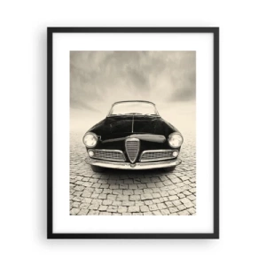Poster in einem schwarzem Rahmen - Man muss mich einfach lieben - 40x50 cm