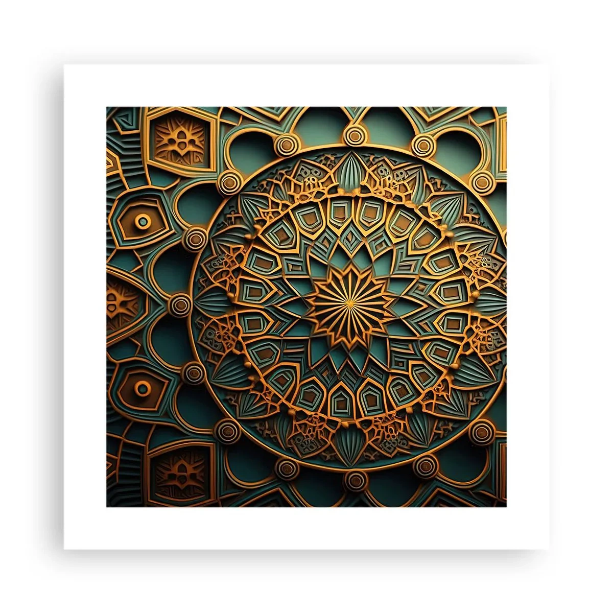 Poster - In arabischer Atmosphäre - 40x40 cm