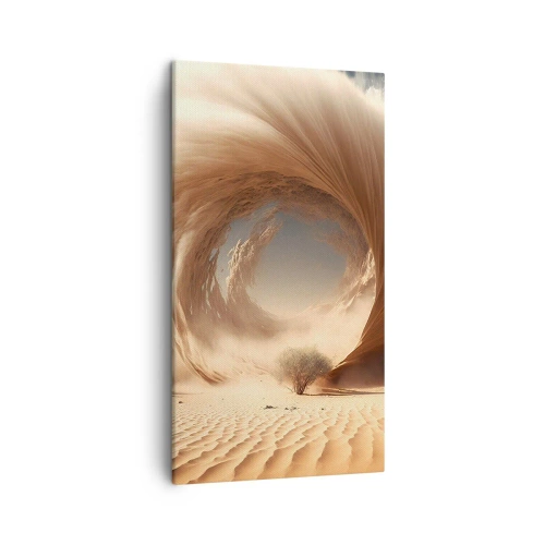 Bild auf Leinwand - Leinwandbild - Geöffnetes Portal - 45x80 cm