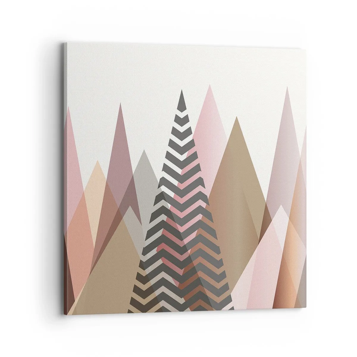 Bild auf Leinwand - Leinwandbild - Pyramidale Aussicht - 70x70 cm