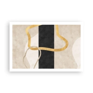 Poster - Schleifenformen - 91x61 cm