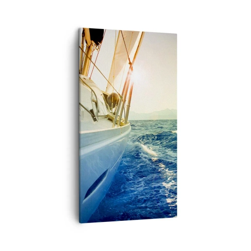 Bild auf Leinwand - Leinwandbild - Auf ins Abenteuer - 45x80 cm