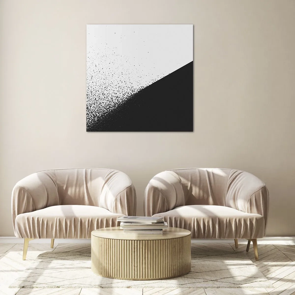 Glasbild - Bild auf glas - Immer schneller, immer mehr - 30x30 cm