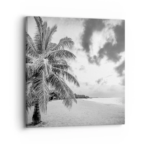 Bild auf Leinwand - Leinwandbild - Wenn du dich nach Einsamkeit sehnst ... - 40x40 cm