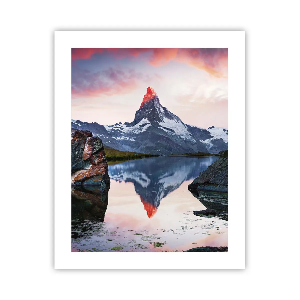Poster - Das Herz der Berge ist heiß - 40x50 cm