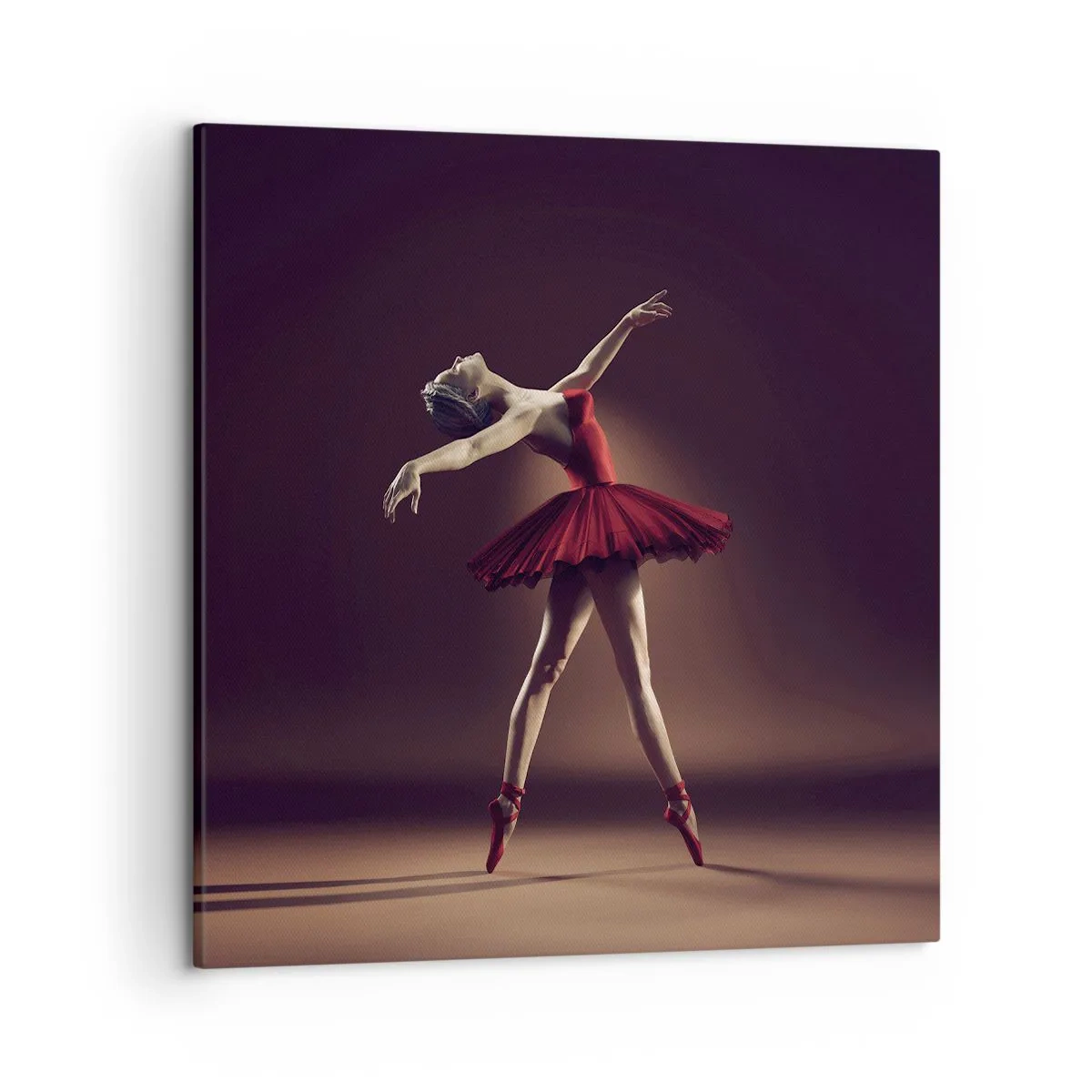Bild auf Leinwand - Leinwandbild - Eine Primaballerina - 50x50 cm