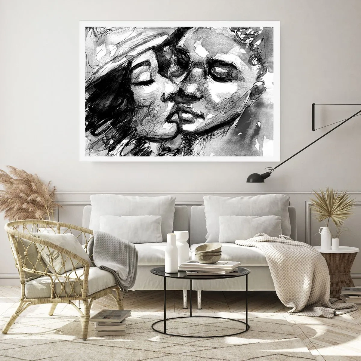 Poster - Zärtlicher Moment - 70x50 cm