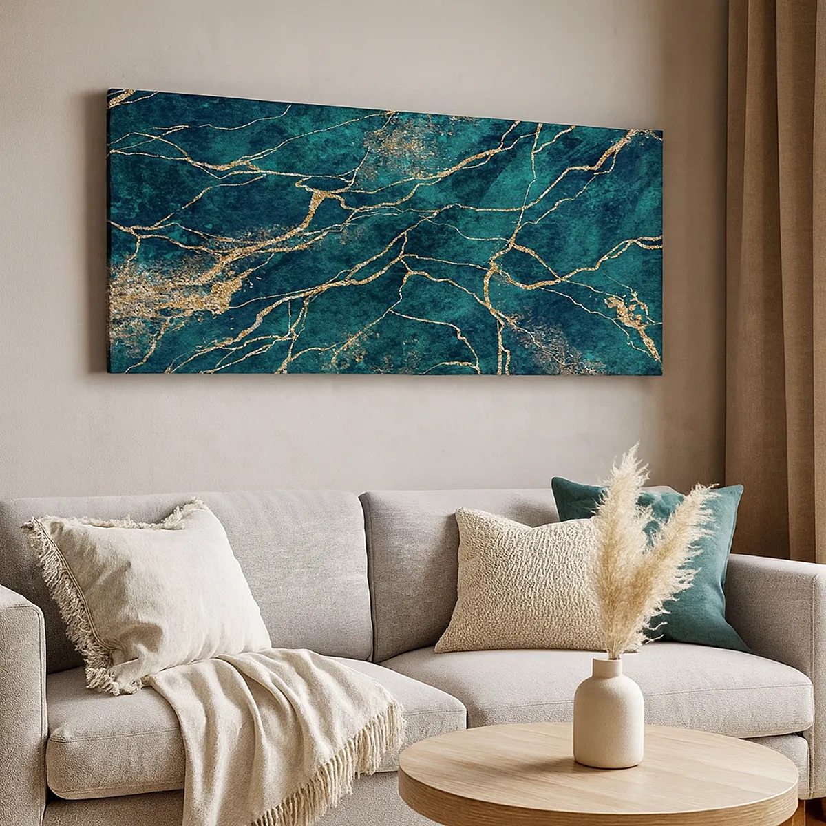 Bild auf Leinwand - Leinwandbild - Goldmine - 30x30 cm