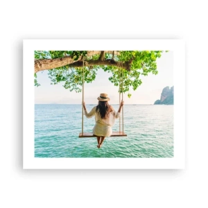 Poster - Das Leben ist wunderschön - 50x40 cm