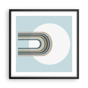 Poster in einem schwarzem Rahmen - Unwiderstehliche Anziehungskraft - 50x50 cm