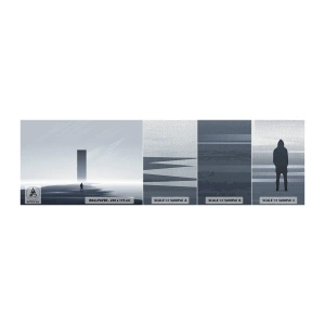 Fototapeten Muster Premium Canvas - Chance oder Bedrohung? - Minimalismus, Modern, Einsamkeit - 100x30 cm