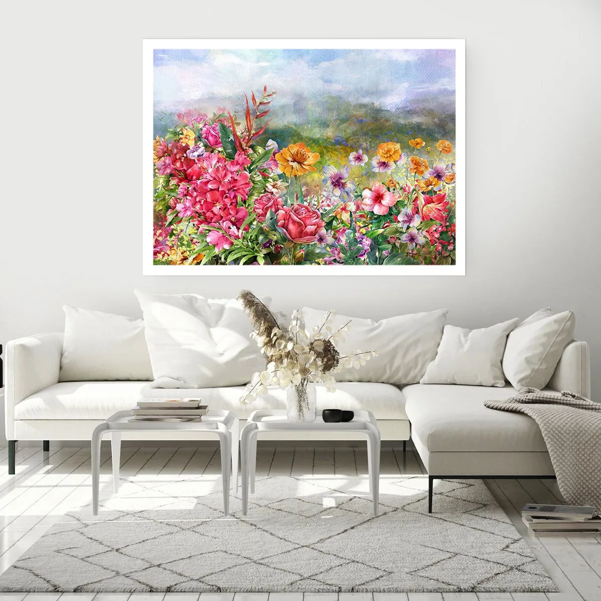Poster - Ein Garten, der verrückt geworden ist - 40x30 cm