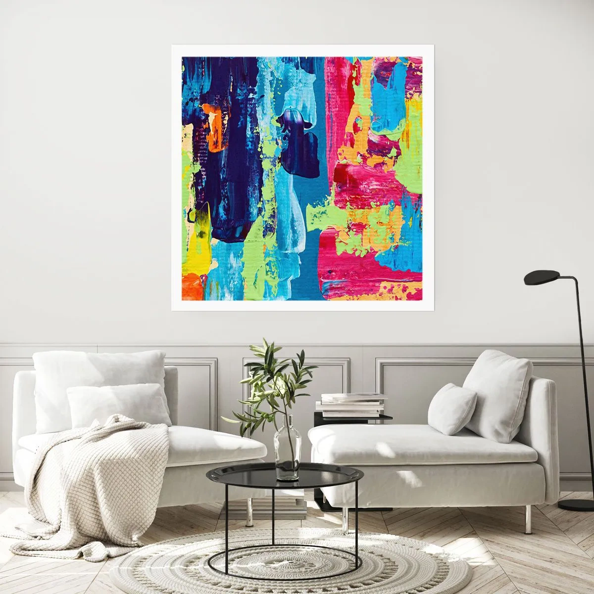 Poster - Das Leben ist wunderschoen! - 30x30 cm