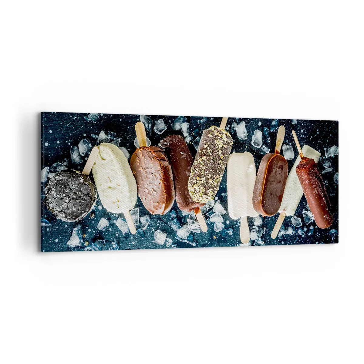Bild auf Leinwand - Leinwandbild - Geschmack des heißen Sommers - 100x40 cm