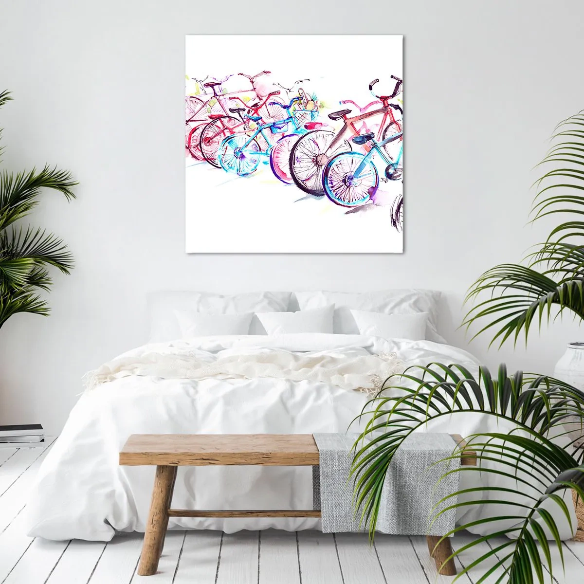 Bild auf Leinwand - Leinwandbild - Kongress des Antimoto-Clubs - 70x70 cm
