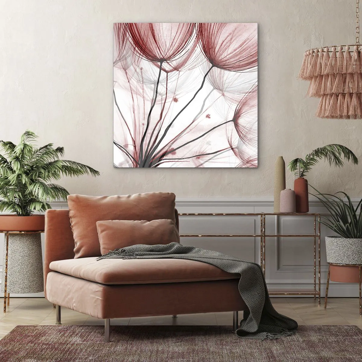 Bild auf Leinwand - Leinwandbild - Vor der Abfahrt - 40x40 cm