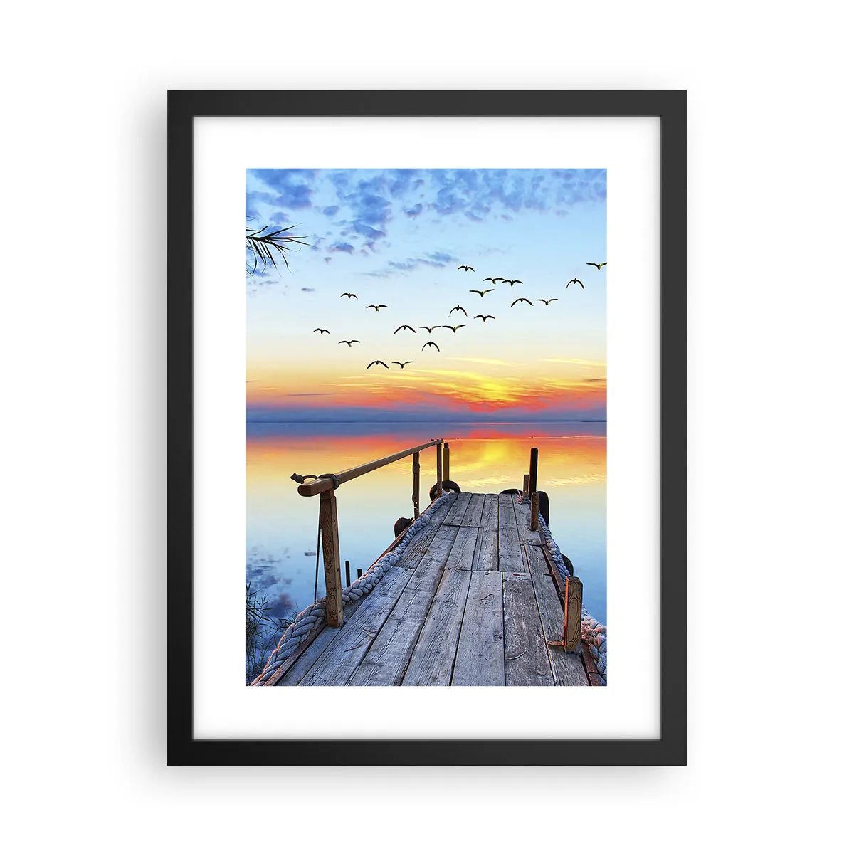 Poster in einem schwarzem Rahmen - Es ist Zeit, zurückzukehren ... - 30x40 cm