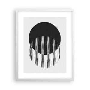 Poster in einem weißen Rahmen - Sein Alter Ego - 40x50 cm