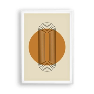 Poster in einem weißen Rahmen - Perfekter Plan - 70x100 cm