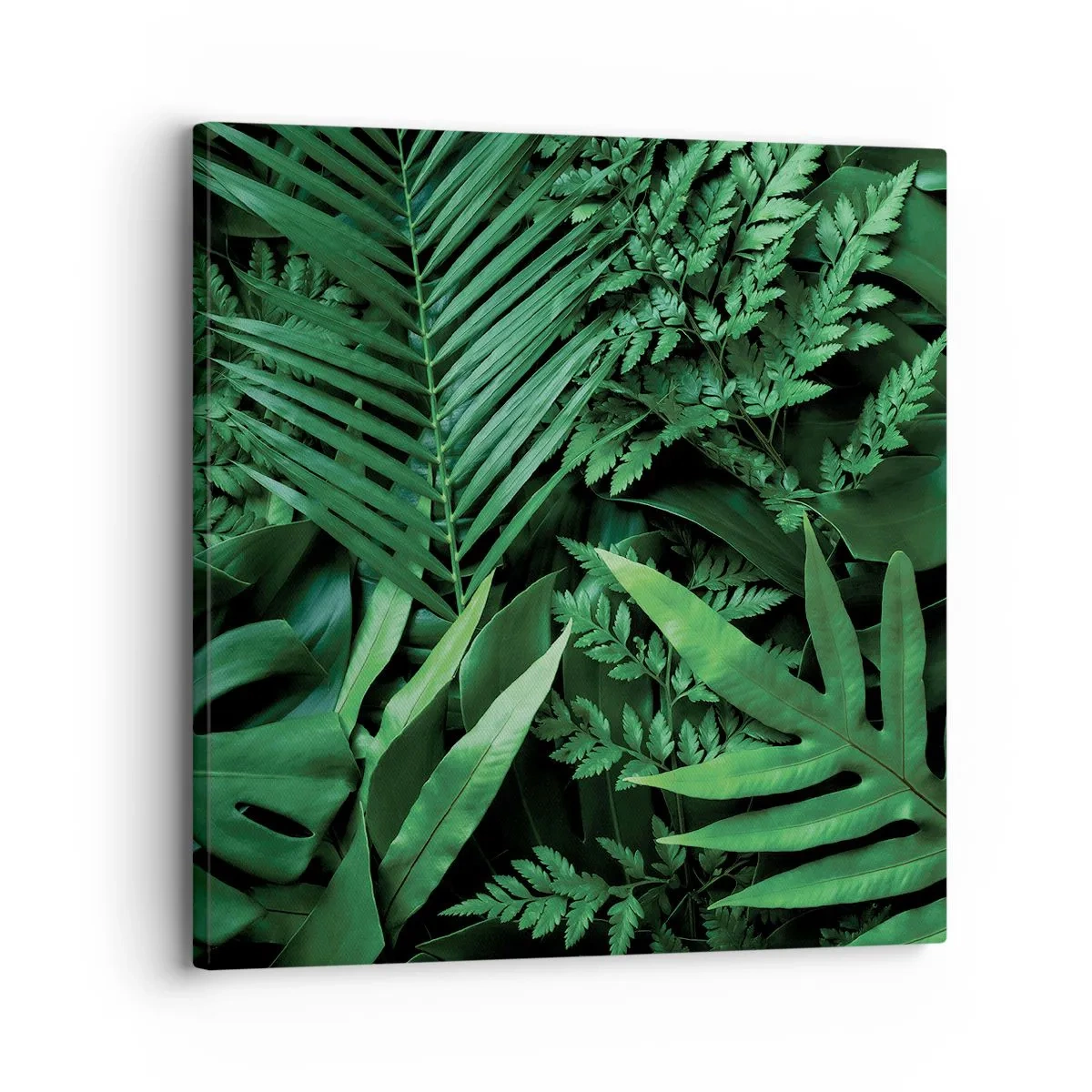 Bild auf Leinwand - Leinwandbild - Eingebettet ins Grüne - 30x30 cm