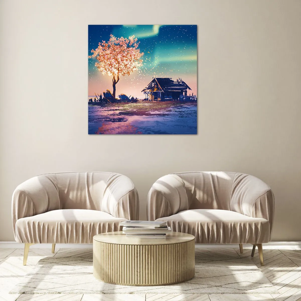 Glasbild - Bild auf glas - Die Natur vergeht nicht - 60x60 cm