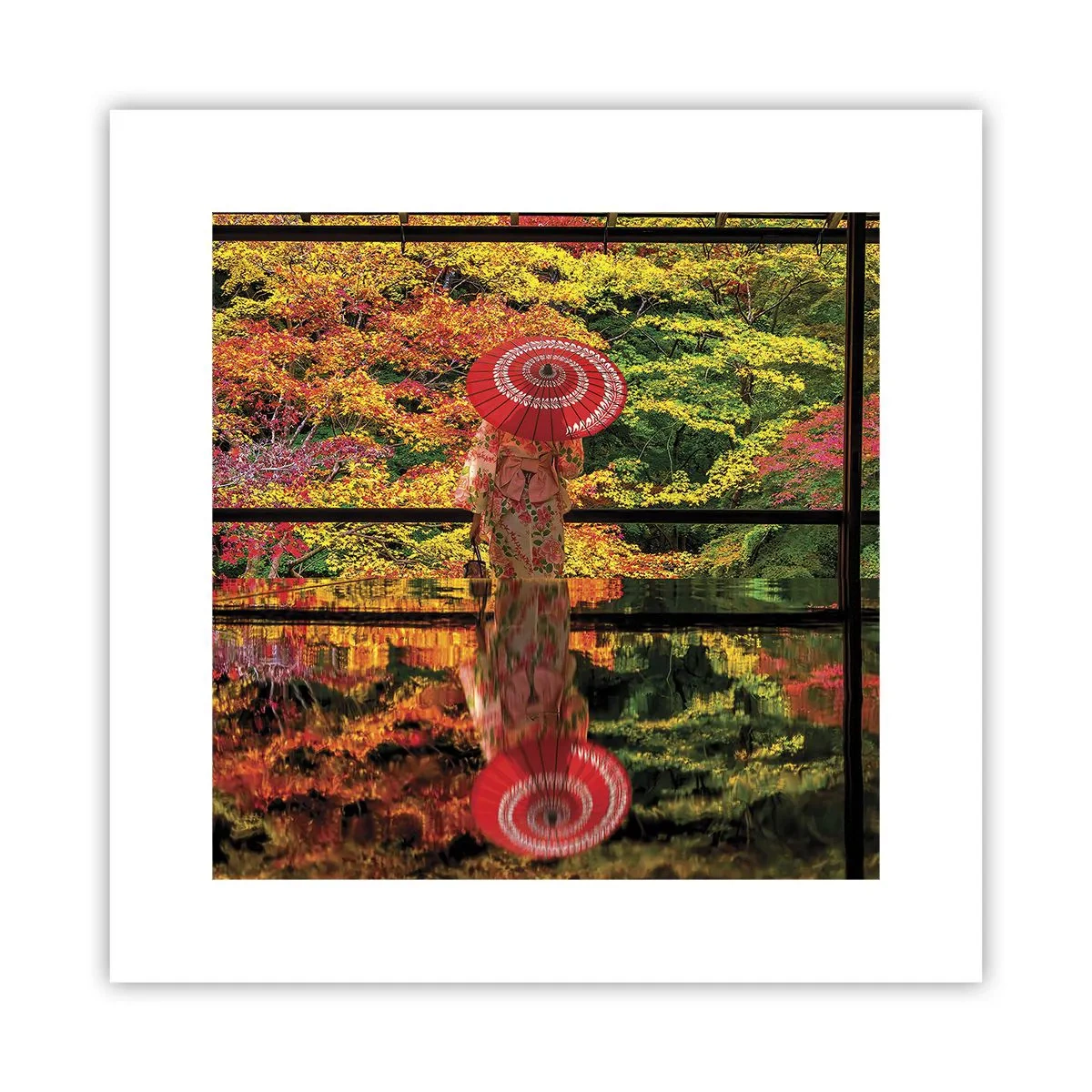 Poster - Im Tempel der Natur - 30x30 cm
