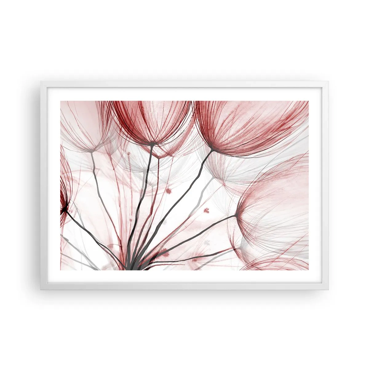 Poster in einem weißen Rahmen - Vor der Abfahrt - 70x50 cm